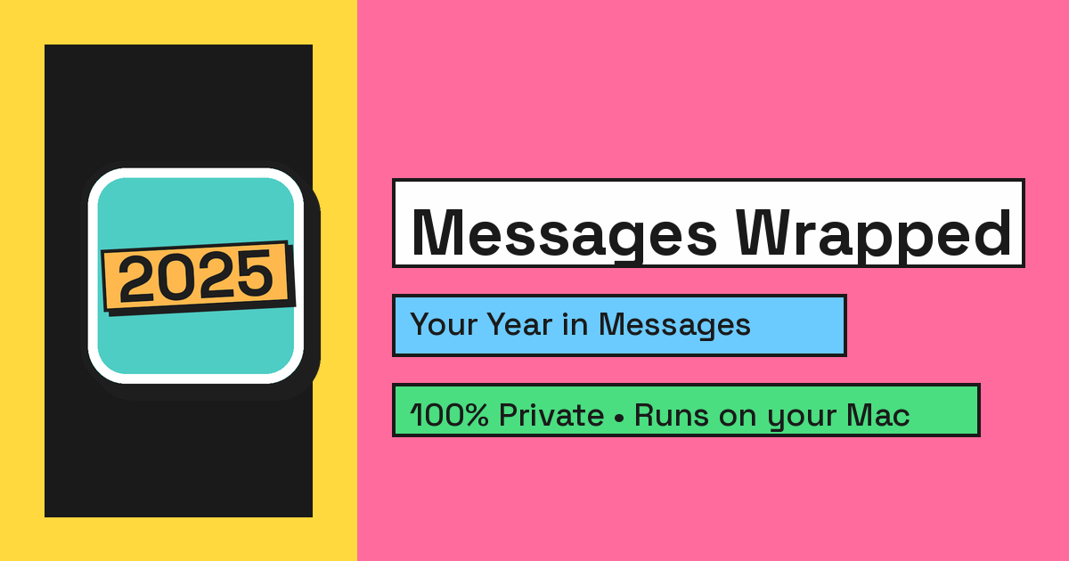 Messages Wrapped - Your Year in Messages